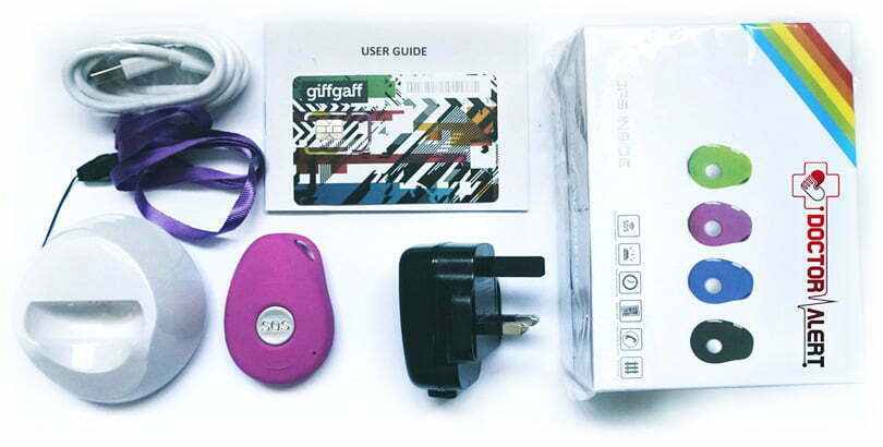 What's included in the Doctor Alert On The Go package